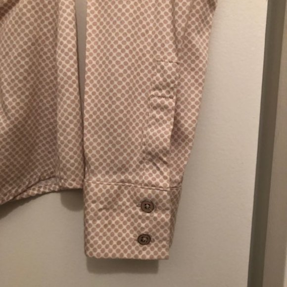 Blouse by New York and Company. Size Small. Tan and white. - Picture 8 of 10